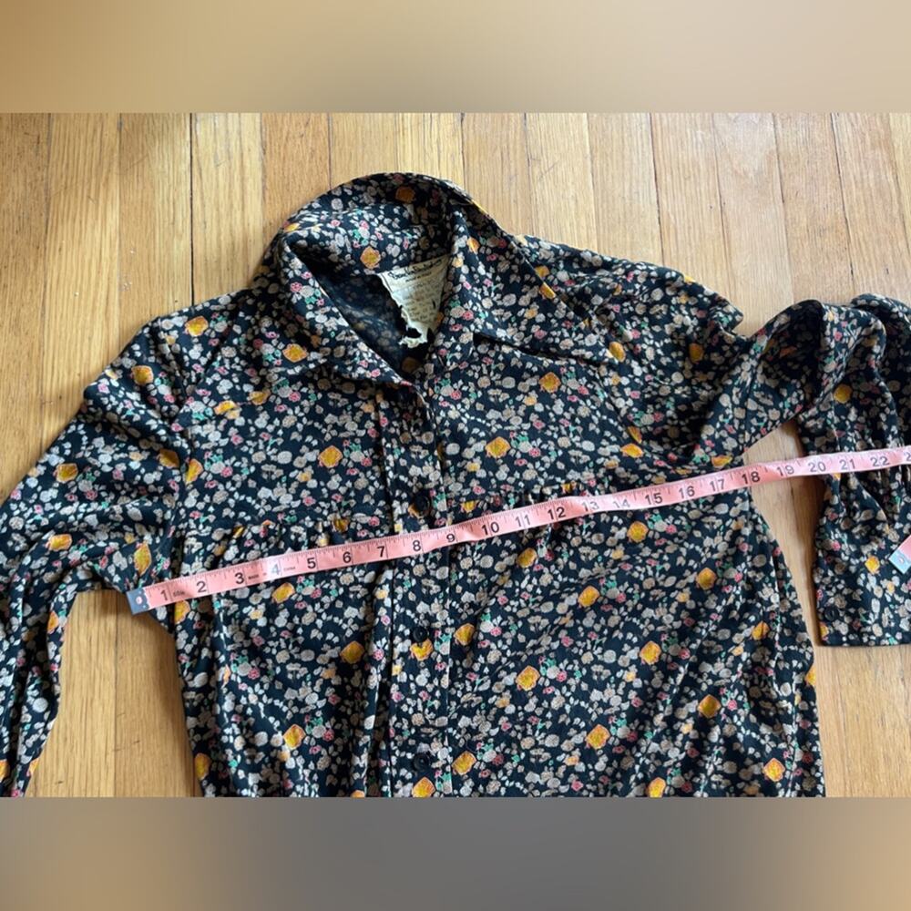 70s Vintage Diane Von Furstenberg Acrylic Patterned Dress - Picture 8 of 9